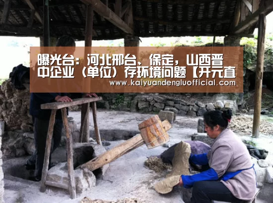 曝光台:河北邢台、保定,山西晋中企业(单位)存环境问题【开元直播】(图4) 开元直播